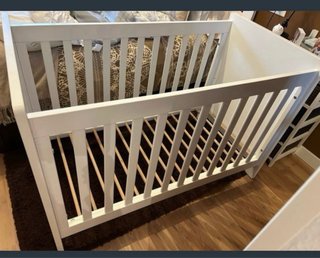 Cuna Bopita Blanca 120x60