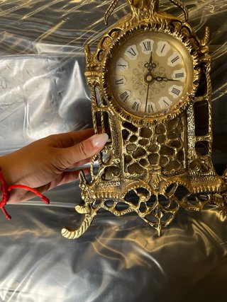 Reloj de sobremesa de bronce