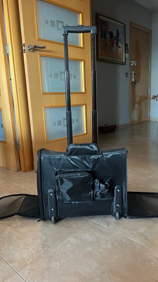 Transportín Trixie para Perro con 2 Ruedas trasera