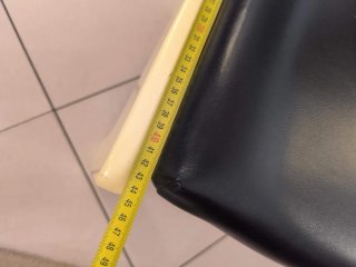Banqueta BIOK cuero y madera