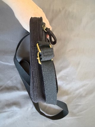 Bolso bandolera pana negro Yourturn