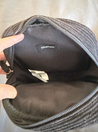 Bolso bandolera pana negro Yourturn