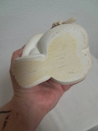Figura Ángel Querubín Marmolita Blanco