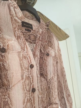 Vestido camisero Massimo Dutti XS