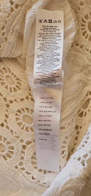 T-shirt Apricot bianca donna taglia S
