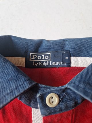 Polo Ralph Lauren Rugby Vintage Rosso Bianco