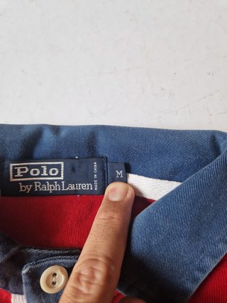 Polo Ralph Lauren Rugby Vintage Rosso Bianco