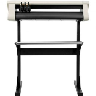 Cortadora de Vinilo Máquina de Cortadora de Vinilo de 28 Pulgadas Máquina Plotter de Corte de Papel de 720 mm con Soporte de Piso Robusto para Cortar Papel Blanco