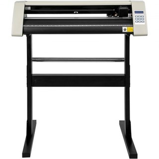 Cortadora de Vinilo Máquina de Cortadora de Vinilo de 28 Pulgadas Máquina Plotter de Corte de Papel de 720 mm con Soporte de Piso Robusto para Cortar Papel Blanco