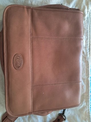 Bolso de cuero Cottie marrón