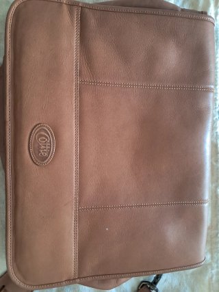 Bolso de cuero Cottie marrón