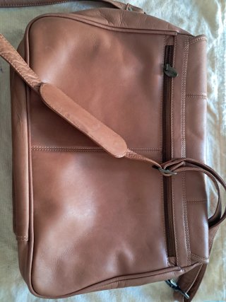 Bolso de cuero Cottie marrón