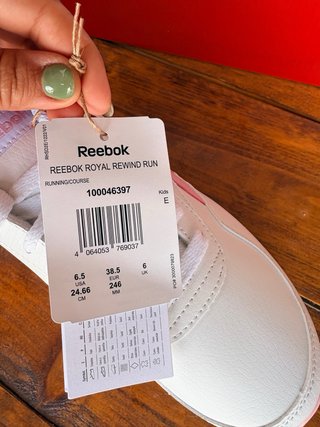 Zapatillas Reebok Blancas y Rosas