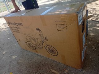 Bicicleta Eléctrica Bodywel Fat Bike Negra