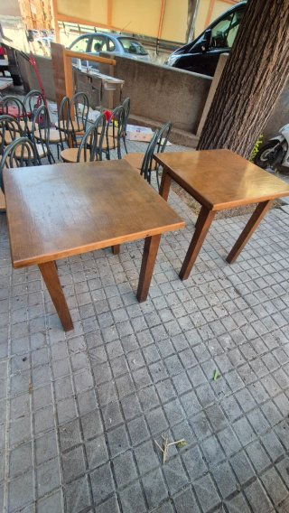Mesas de madera