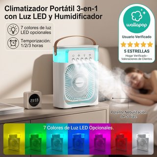Ventilador Humidificador Portátil