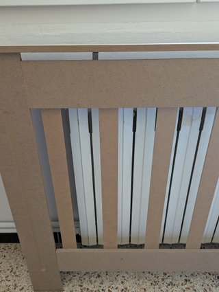 Cubreradiador HOMCOM MDF con balda superior