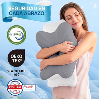 SIN ABRIR Almohada Cervicales y Cuello Espuma