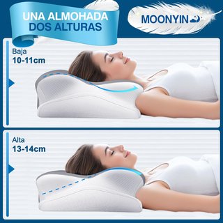 SIN ABRIR Almohada Cervicales y Cuello Espuma
