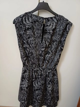 Vestito H&M fantasia nero/argento