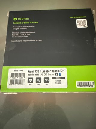 Bryton Rider 750 GPS Ciclocomputador