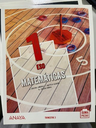 Libro de Matemáticas de 1o de la E.S.O.