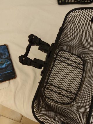 Cesta Bicicleta Manillar Negra