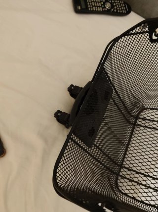 Cesta Bicicleta Manillar Negra