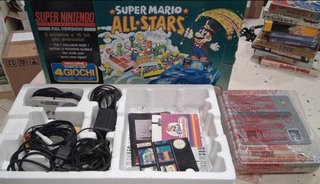 SNES PAL Super Mario All-Stars Bundle Completo