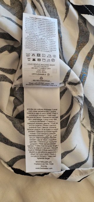 T-shirt VERO MODA donna M zebrata