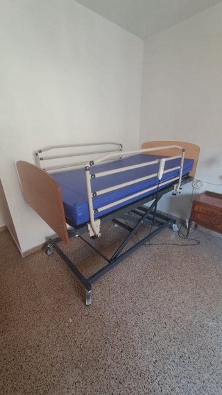 Cama articulada eléctrica 90x190 con carro elevado