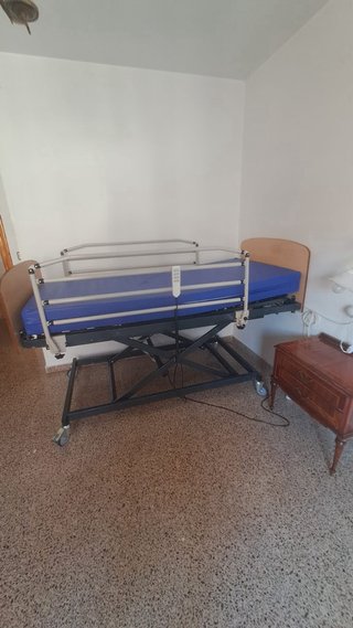 Cama articulada eléctrica 90x190 con carro elevado