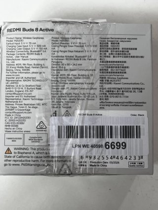Xiaomi Redmi Buds 8 Active Auriculares Inalámbrico