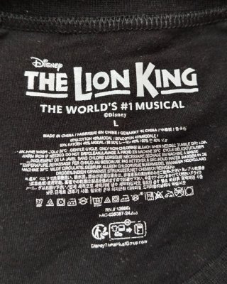 T-shirt The Lion King Musical Taglia L