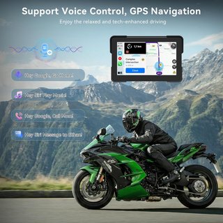 SIN ABRIR Pantalla Moto 7'' CarPlay Android