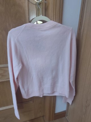 Chaqueta punto H&M rosa Talla L