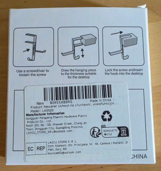 Gancho para auriculares