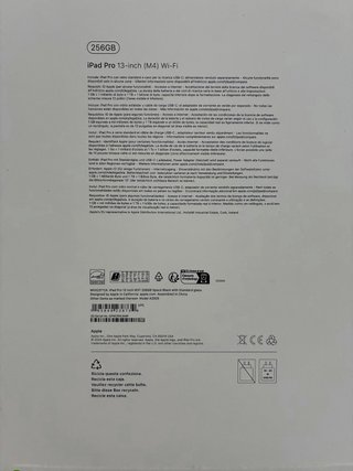 Ipad Pro 13 2025 M4 256 GB
