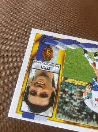 Cromo Berti Ediciones Este 95-96 Nuevo sin pegar