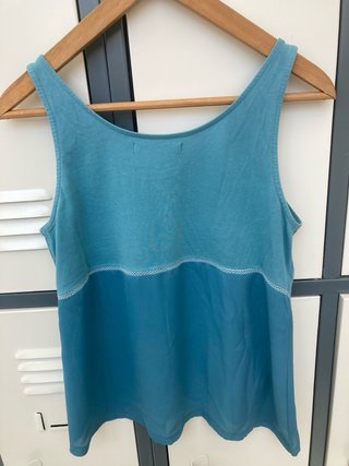 Camiseta tirantes azul S