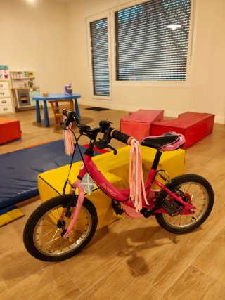 Bicicleta niña 14 rosa