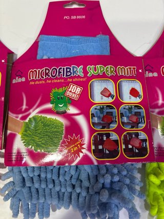 Lote 3 guantes microfibra