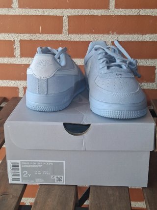 Nike Air Force 1 Niño Talla 33.5 Azul/Blanco