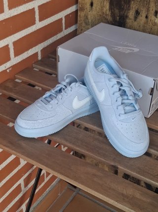 Nike Air Force 1 Niño Talla 33.5 Azul/Blanco