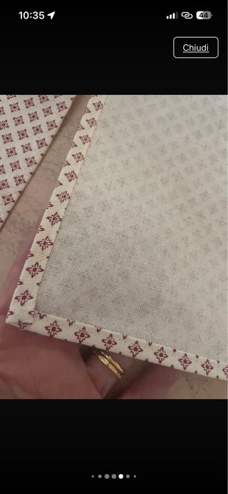 Tovaglioli in cotone con motivo geometrico vintage