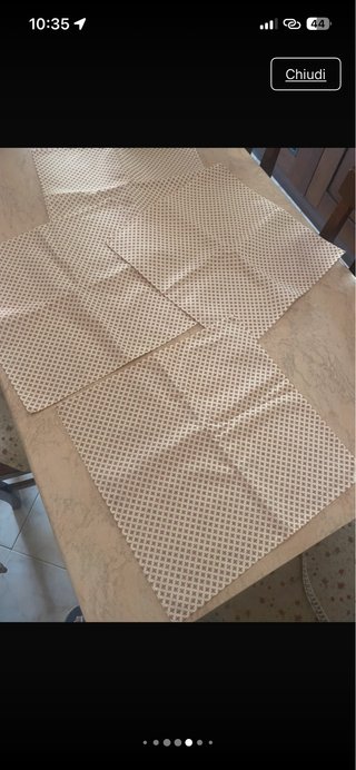 Tovaglioli in cotone con motivo geometrico vintage