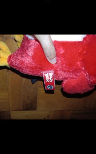 Peluche Pájaro Rojo Angry Birds