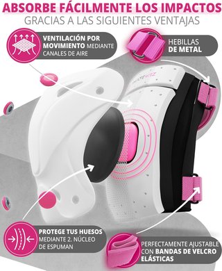 Set Protecciones SKATEWIZ Talla S