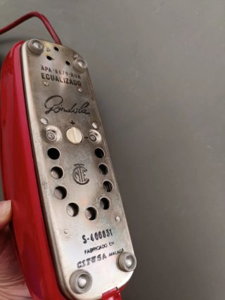 Teléfono Góndola Rojo