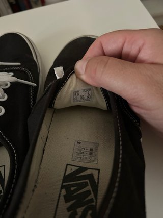 Zapatillas Vans Negras
